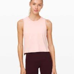 Lululemon Train To Be Tank in Light Pink